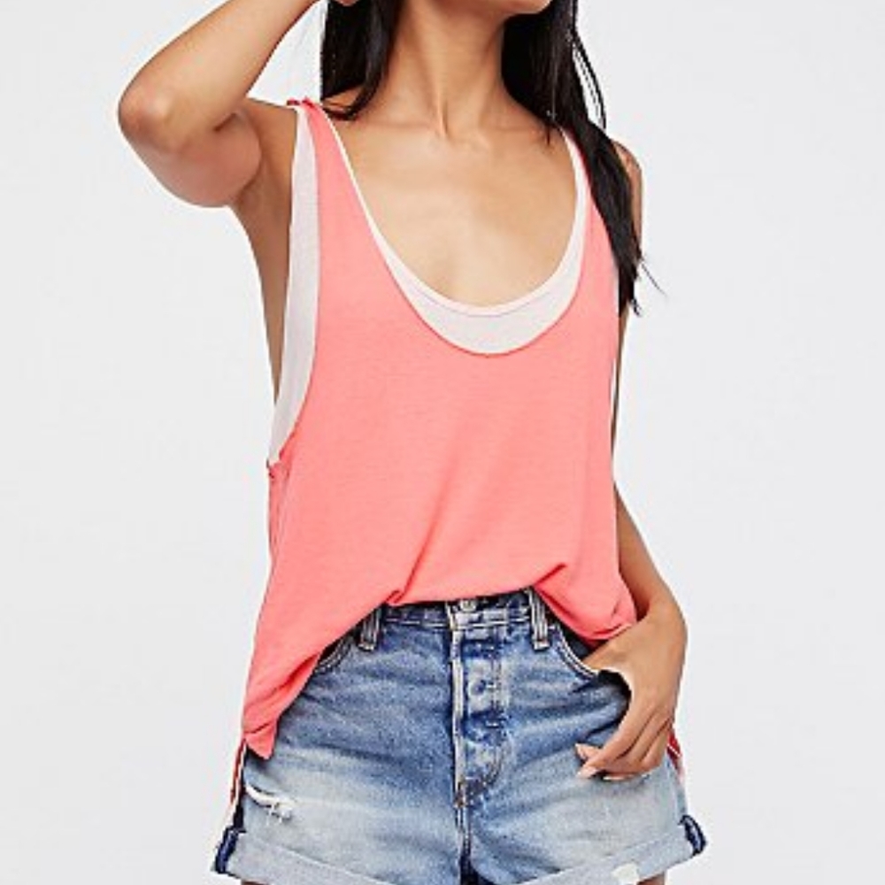 Free People Layered Karmen Tank Top

Size X S